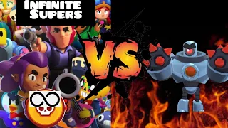 Brawlers with Infinite Supers VS Angry Robo (Super Rare Edition)