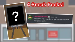 4 New Sneak Peeks For The Update - Sneaky Sasquatch