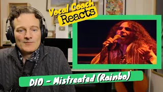 Vocal Coach REACTS - RAINBOW "Mistreated" DIO LIVE