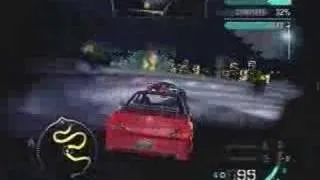 NFS Carbon Demo: Kenji Crashes!