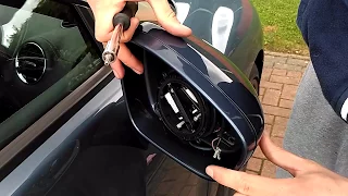 Peugeot RCZ door mirror creek fix - mirror removal and installation guide