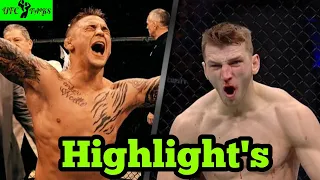 UFC Vegas 4 Highlights of Dustin Poirier & Den Hooker All Winning Match's - UFCTALKS