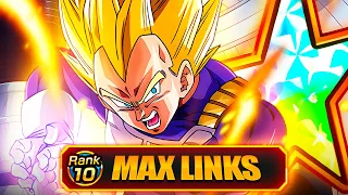 SHOULD BE DOKKANFEST! TEQ SSJ Vegeta SSJ2 Rage First Look 100% Max Links | DBZ Dokkan Battle