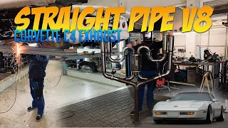 Stahlwerkz - straight pipe V8 | Corvette C4 loud EXHAUST | Steve hat gezaubert!