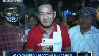 Saksi: Mga taga-Tondo, nag-costume bilang bahagi ng pagdiriwang ng Bagong Taon