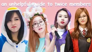 an unhelpful guide to twice members (part 1)