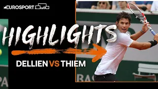 Two-times Roland-Garros finalist Dominic Thiem crashes out in Round 1 to Hugo Dellien | Eurosport