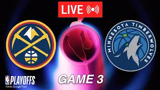 NBA LIVE! Denver Nuggets vs Minnesota Timberwolves Game 3 | May 9, 2024 | 2024 NBA Playoffs Live 2K