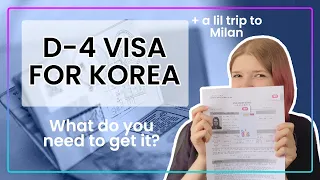 Getting a student VISA for Korea! What do you need to get it? 🤔