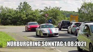 Nürburgring 1.08.2021 Sonntag,Tunnel Döttinger Höhe-Touristenfahrten