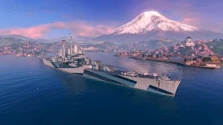 World of Warships ( PTS ) Des Moines Battle and Good Teamwork