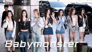 베이비몬스터 baby monster 일본 팬미팅 출국 Departure for JAPAN /240509 4K