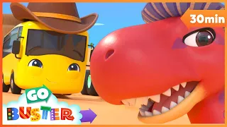 The Lost Hat Adventure | Go Buster | Baby Cartoon | Kids Video | ABCs and 123s