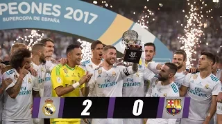 Real Madrid vs Barcelona 2-0 Full Highlights 16/08/2017 HD