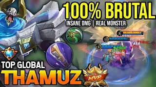 THAMUZ BEST BUILD 2023 | TOP GLOBAL THAMUZ GAMEPLAY | MOBILE LEGENDS✓