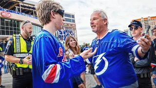 Rangers Fan Trolls Tampa Bay Lightning!