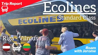 Trip Report : Ecolines | Standard Class | Riga to Vilnius