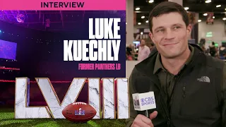 LUKE KUECHLY INTERVIEW: Marshawn Lynch’s Greatness, Toughest RBs & DJ Moore Camp l CBS Sports