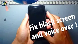 How to fix black screen and voice over on iPhone and iPad