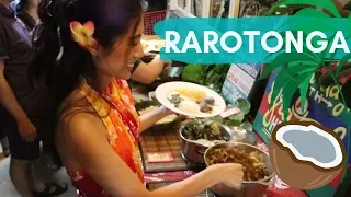 Arriving in Rarotonga, Cook Islands and eating with locals