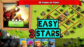 How to 3 Star 2012 Challenge Of Clash of Clans | 10th Anniversary!