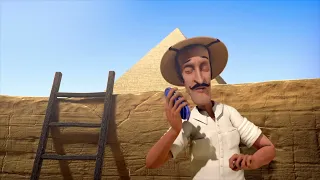 The Egyptian Pyramids اهرمات مصر القديمة   Funny Animated Short Film Full HD