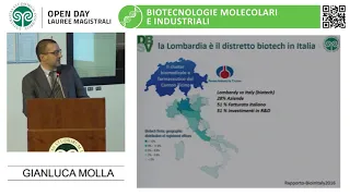 Laurea magistrale in Biotecnologie molecolari e industriali - Gianluca Molla