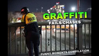 GRAFFITI FAIL COMPILATION (2023) | Epic Chases, Funny moments (Graffiti Chases Compilation)