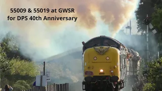 55009 and 55019 at GWSR for Deltic Preservation Society’s 40th Anniversary