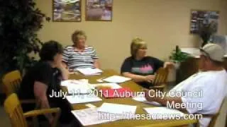 July 11, 2011 Auburn City Council Meeting