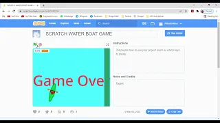 Gaming - SCRATCH WATER BOAT GAME on Scratch