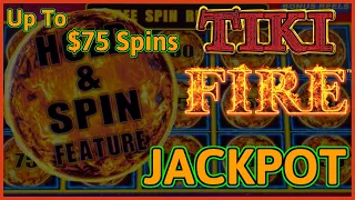 🤑 JACKPOT ON TIKI FIRE 🔥 LIGHTNING LINK SLOT MACHINE AT LAS VEGAS CASINO | HIGH LIMIT UP TO $75 SPIN