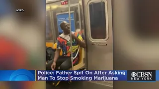 Police: Father Spit On After Asking Subway Rider To Stop Smoking Marijuana