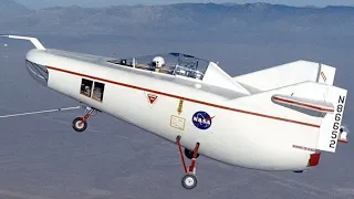 NASA M2-F1 "flying bathtub" a lightweight, unpowered prototype aircraft lifting body without wings.