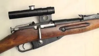 Mosin Nagant 91/30 PU Sniper Rifle (preview, close-ups)