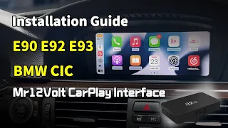 BMW CIC CarPlay Android Auto installation E90 92 93