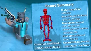 I BROKE OVER 500 MILLION BONES!! | Broken Bones 4 | Roblox