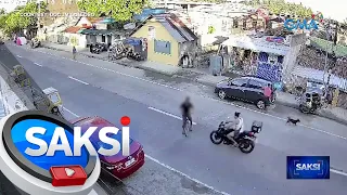 Naka-bisikletang senior citizen, sinalpok ng motorsiklo | Saksi