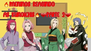 🔥Meninos reagindo as Kunoichis🔥 Parte 2 (Kushina 29) Gacha Club