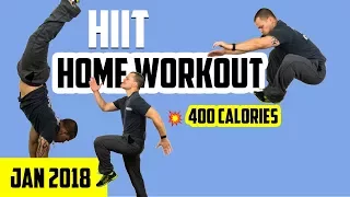 HIIT Workout At Home 2018  💪 Full Body High Intensity (Burn 400 Calories FAST)