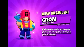 GROM 🤩 New Epic Brawler | Opening boxes Brawl Stars | New Seasson