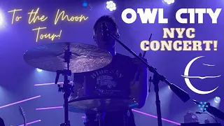 OWL CITY TO THE MOON CONCERT IN NYC - UP CLOSE 9/15/2023