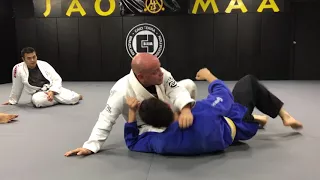 Scissor sweep from closed guard