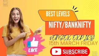 NIFTY PREDICTION FOR TOMORROW #BANKNIFTY PREDICTION 15th MARCH ll TOMORROW MARKET ANALYSIS ll SENSEX