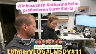 LohnerVLOG #LMSDV #11 So entsteht ein Shirt für Euch I DTF Druckverfahren im eigenen Haus