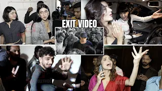 EXIT VIDEO | Salman Khan, Munawar, Mannara, Khanzaadi, Ankita, Vicky | BB17Reunion