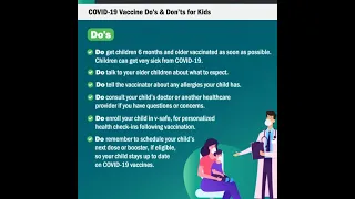 COVID-19 Vaccine Do’s and Don’ts for Kids 1200x675