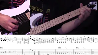 Two Minutes to Midnight Guitar Tab Adrian's Guitar tabbed with on-screen performance