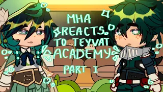 :: MHA/BNHA REACTS TO TEYVAT ACADEMY :: PART I