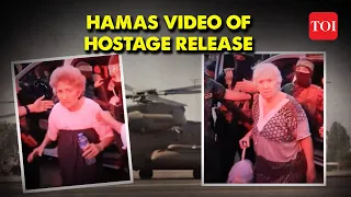 Israel Hamas Hostages Exchange Latest Video | Hamas Shares Video of Hostages Released on Nov 24